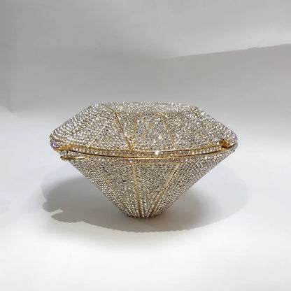 XIYUAN Women Wedding clutch Purse Party Bag Luxury Rhinestone Evening Bags Ladies Chain Wristlets Bags Famale Soiree Clutch Bag