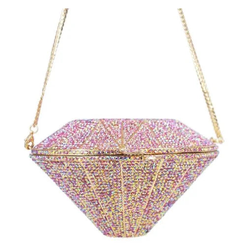 XIYUAN Women Wedding clutch Purse Party Bag Luxury Rhinestone Evening Bags Ladies Chain Wristlets Bags Famale Soiree Clutch Bag