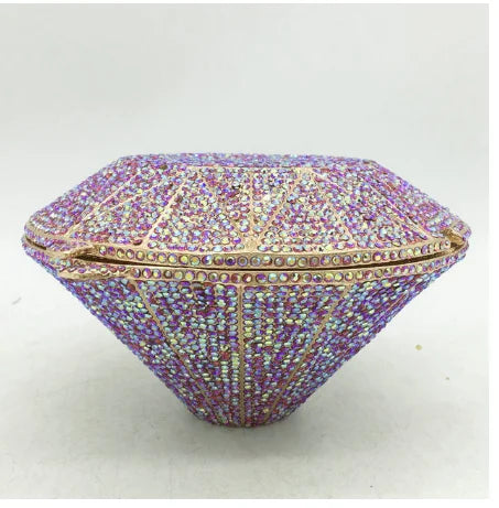 XIYUAN Women Wedding clutch Purse Party Bag Luxury Rhinestone Evening Bags Ladies Chain Wristlets Bags Famale Soiree Clutch Bag