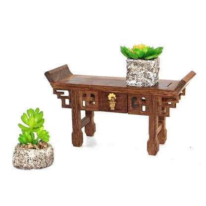 XY004 - 31*9.5*15 CM Ji Chi Wood Mini-Furniture Altar Table