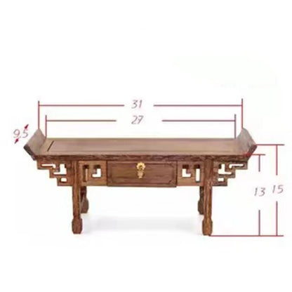 XY004 - 31*9.5*15 CM Ji Chi Wood Mini-Furniture Altar Table