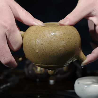 Xi Shi Authentic Yixing Teapot Famous Handmade Original Mine Purple Mud Kung Fu Tea Sesame Pot 250ml Free Shipping