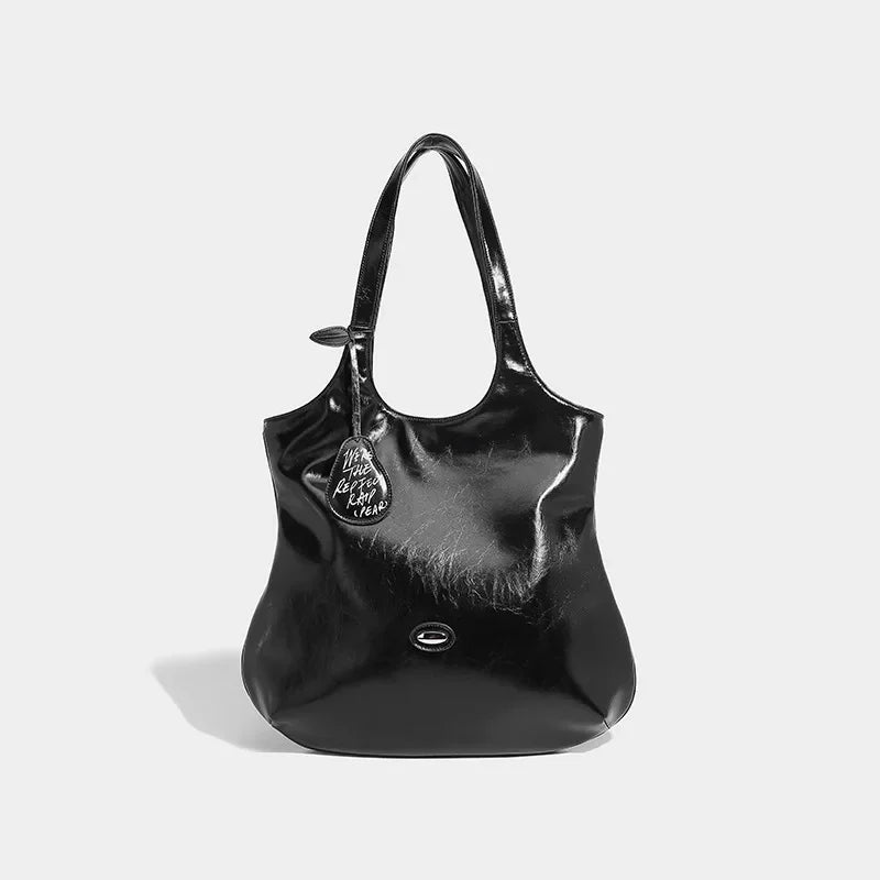 Xiangli 2024 new niche design large capacity women's fashion retro casual shoulder trend tote bag