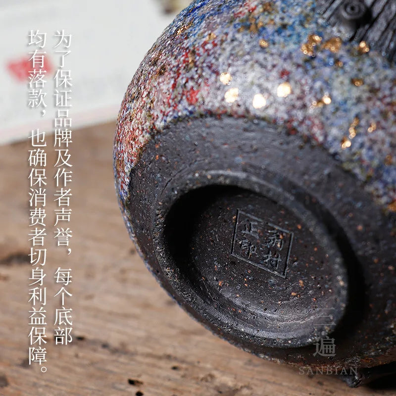 Xishangxiu Pot Rock Mine Teapot Teapot Stoneware Side Handle Pot Single Teapot Japanese Style Kung Fu Tea Set