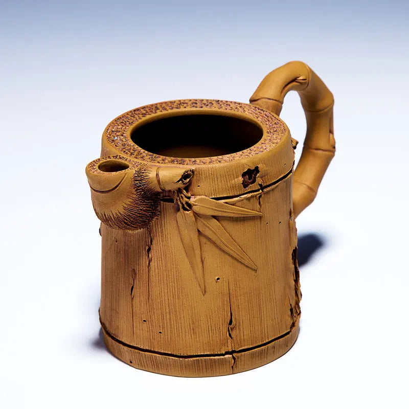 Xuandiao Kiln Yixing Bamboo Segment Household Tea Set Tea Serving Pot Fair Cup Pure Handmade Kung Fu Teapot Set