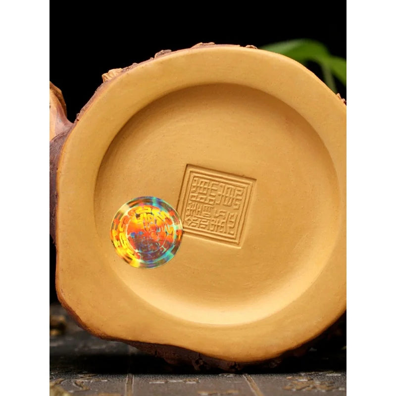 Xuandiao Kiln Yixing Famous Purple Clay Pot Pure Handmade Raw Ore Imitation Tree Pile Teapot Live Broadcast Tea Set Home