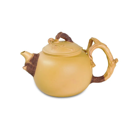 Xuandiao Yixing Famous Teapot Handmade Raw Ore Beige Clay Teapot Creative Teapot Tea Set Household