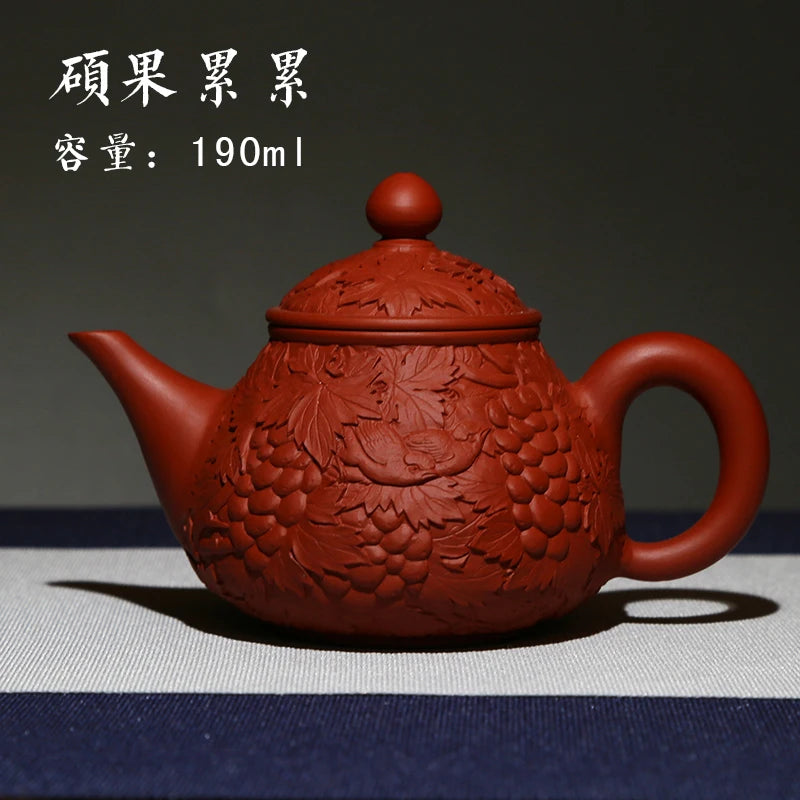 Xuandiao Yixing Famous Teapot Pure Handmade Raw Ore Piano Shushan Teapot Teapot Tea Set Home