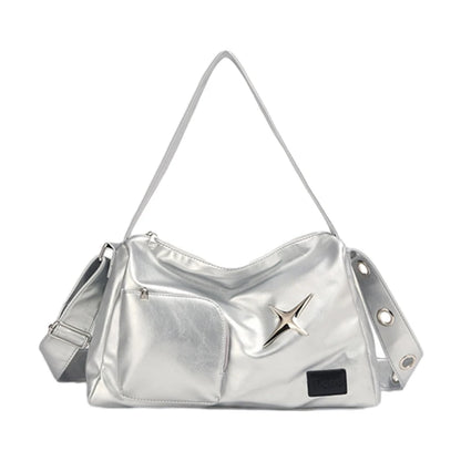 Y2k Shoulder Bag Commute Bag Handbag Casual Shopping Tote Bag for Travel, Work