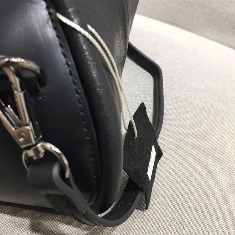Y2k Vintage Genuine Leather Crossbody Bags for Women Fashion Casual Shoulder Bags 2024 Trend New Zipper Women's Handbags