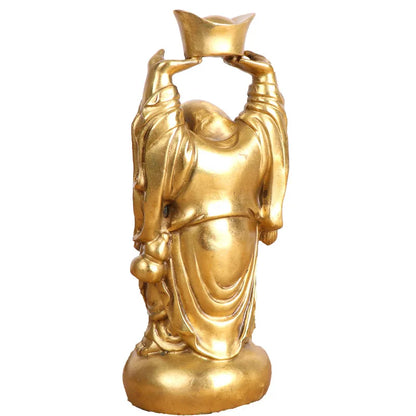 Yangtongji manufacturer wholesales pure copper juyuanbao Buddha Maitreya Buddha Laughing Buddha ornaments and entrusted Yuanbao