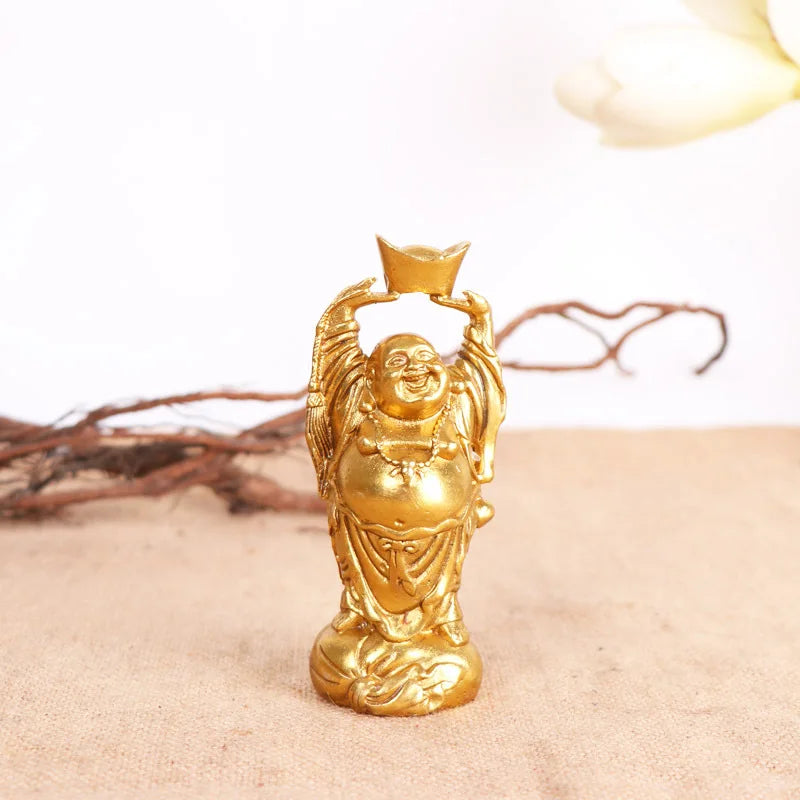 Yangtongji manufacturer wholesales pure copper juyuanbao Buddha Maitreya Buddha Laughing Buddha ornaments and entrusted Yuanbao