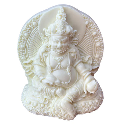 Yellow God of Wealth Characters Statuette Resin Art Sculpture Home Room, Office Feng Shui Idol Free Delivery