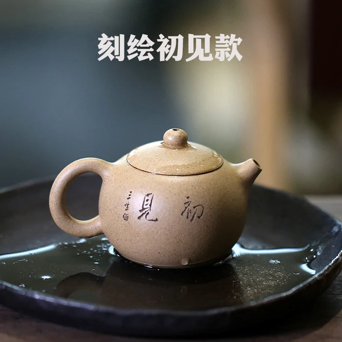 Yishui Yixing purple clay teapot pure handmade Benshan clay tea set tea fighting small Xishi teapot