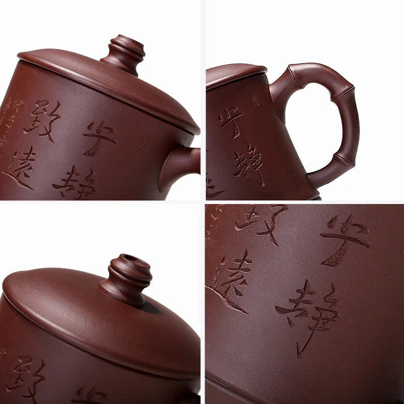 Yishuitang Yixing Zisha Cup tea cup with lid handmade Zini Zhuyun cup slubby cup lid Master Cup single cup