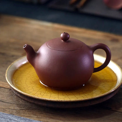 Yishuitang Yixing Zisha raw ore pure handmade famous tea set Teapot Set duanni one bead household 230ml
