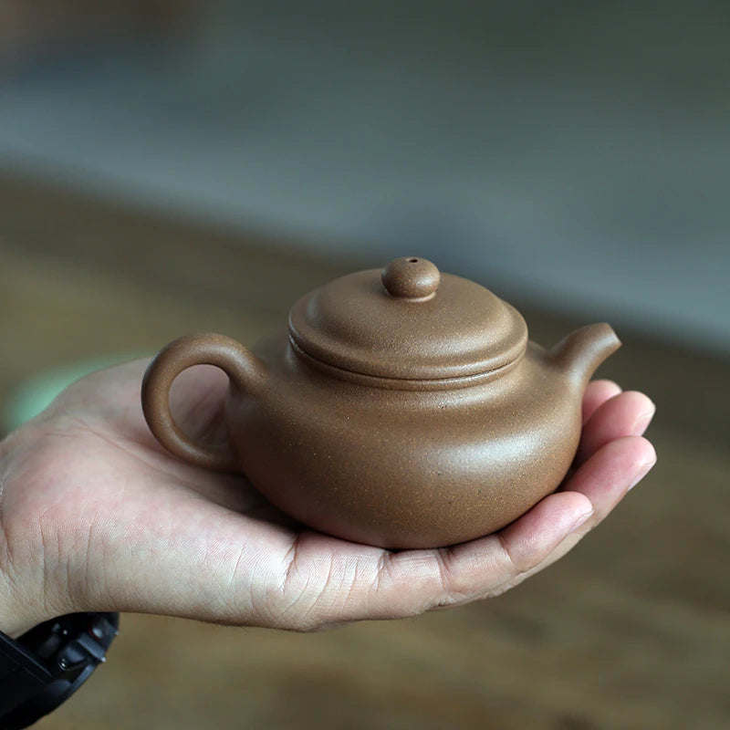 Yishuitang Yixing Zisha teapot original mine handmade household tea set small capacity laoduanni antique teapot 200cc