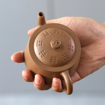 Yishuitang Yixing original mine master pure handmade purple clay teapot laoduanni Bagua Jinglan Teapot Set Collection