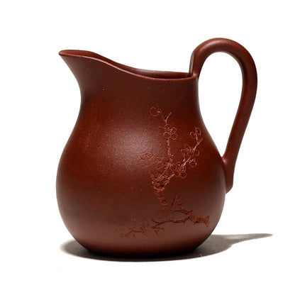 Yishuitang Yixing pure handmade Zisha fair cup bottom slot qingduanni yazhuo fair cup Chahai 230 ml