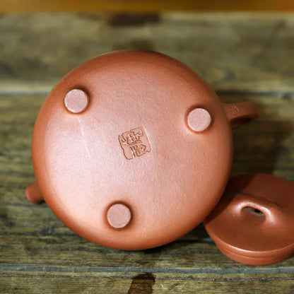 Yishuitang Yixing raw ore pure handmade purple clay pot 92 bottom trough qingxinzhou shipao pot 240ml