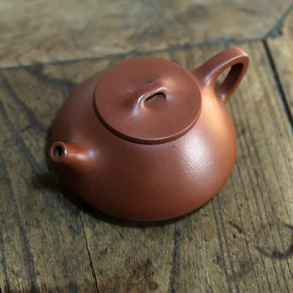 Yishuitang Yixing raw ore pure handmade purple clay pot 92 bottom trough qingxinzhou shipao pot 240ml