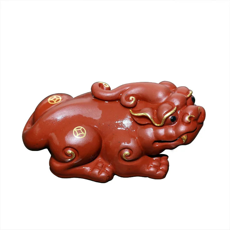 Yishuitang Yixing raw ore purple sand tea sculpture tea playing with tea tray