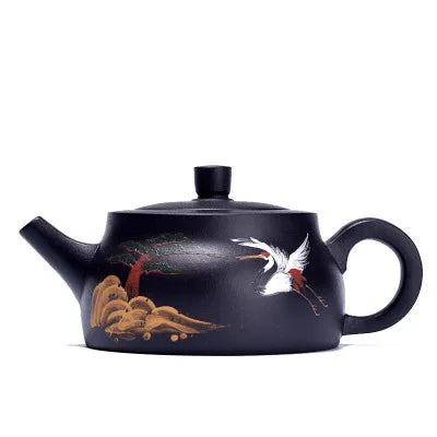 Yixing Authentic Famous Hand-made Purple Clay Teapot Craftsman With Inner Wall Chapter Kung Fu Black Tea Jin Jun Mei Teaware