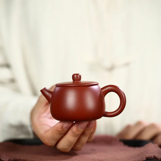 Yixing Authentic Handmade Purple Clay Teapots Infuser Tea Pot Beauty Kettle Customized Zisha Tea Set Dahongpao Tea Pot 85ml