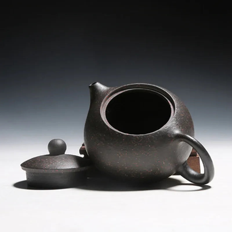 Yixing Black Galaxy Xi Shi Teapots Chinese  Kung Fu Tea Set Handmade Zisha Tea Pot Cup Set Tea Ceremony Gift Bonus 2 Cup