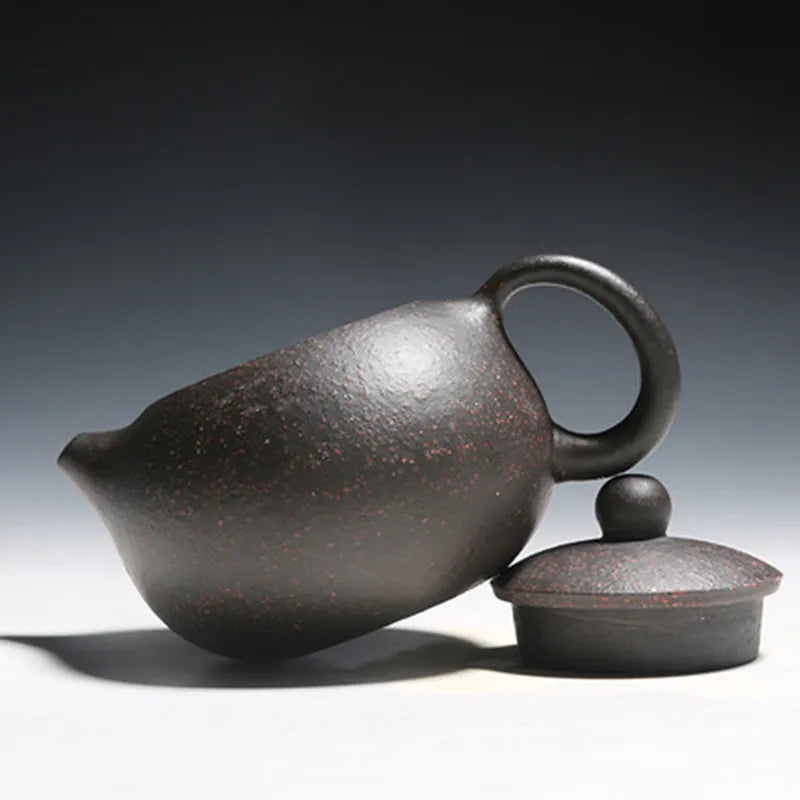 Yixing Black Galaxy Xi Shi Teapots Chinese  Kung Fu Tea Set Handmade Zisha Tea Pot Cup Set Tea Ceremony Gift Bonus 2 Cup