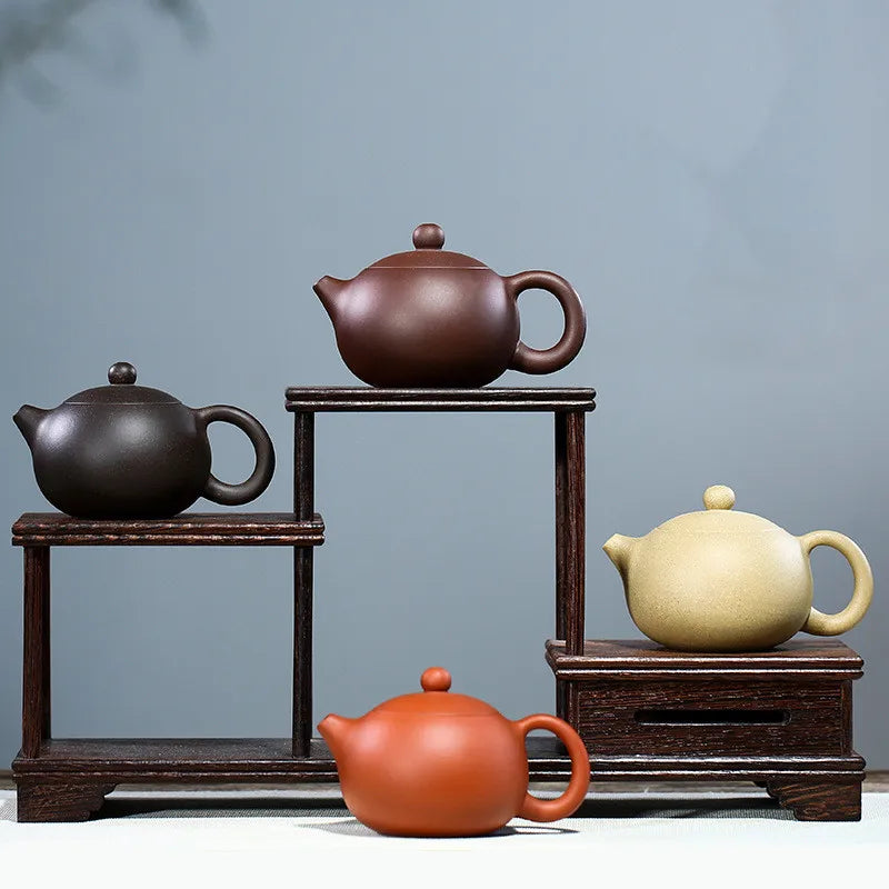 Yixing Boutique Purple Clay Teapots 110ml Ball Shaped Infuser Xishi Tea Pot Beauty Kettle Customized Zisha Tea Set Drop Shipping