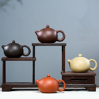 Yixing Boutique Purple Clay Teapots 110ml Ball Shaped Infuser Xishi Tea Pot Beauty Kettle Customized Zisha Tea Set Drop Shipping