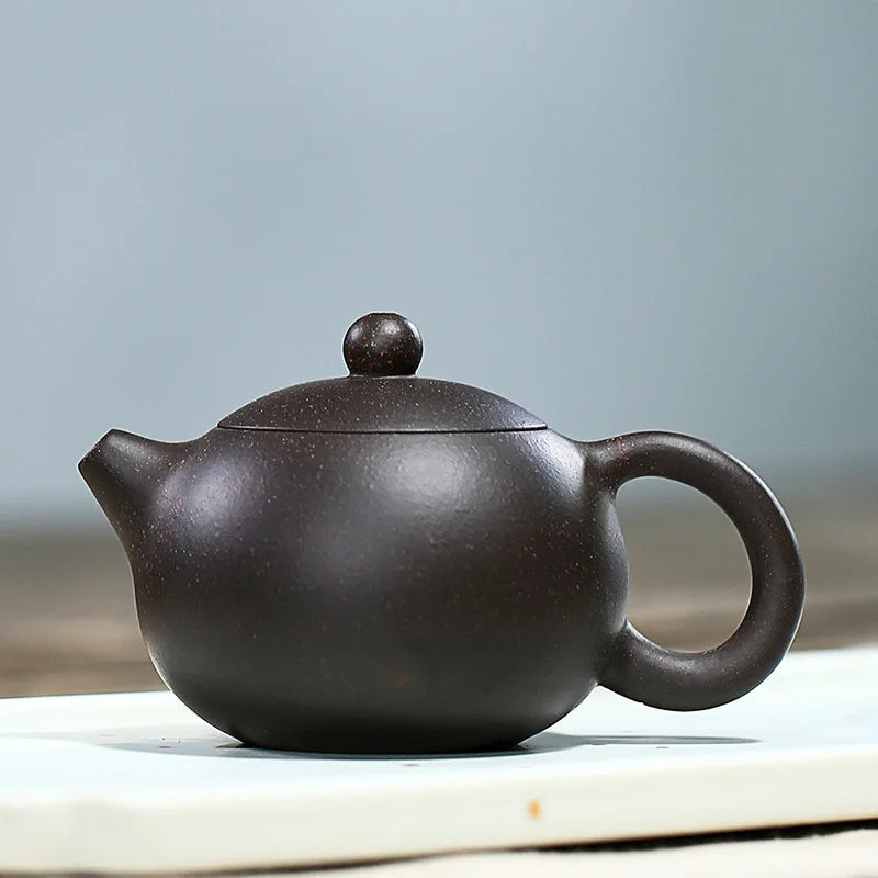 Yixing Boutique Purple Clay Teapots 110ml Ball Shaped Infuser Xishi Tea Pot Beauty Kettle Customized Zisha Tea Set Drop Shipping