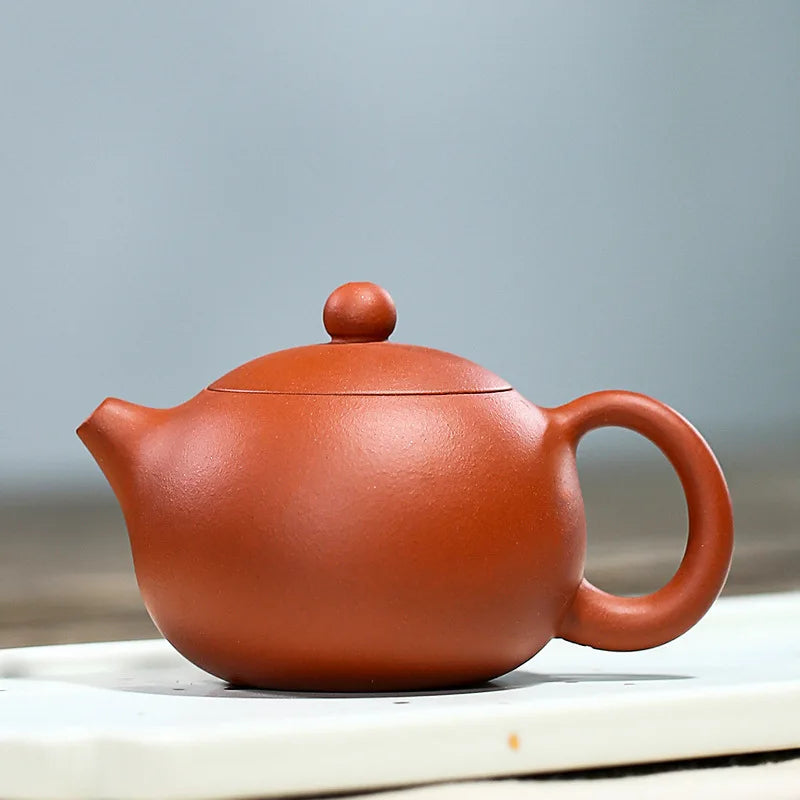 Yixing Boutique Purple Clay Teapots 110ml Ball Shaped Infuser Xishi Tea Pot Beauty Kettle Customized Zisha Tea Set Drop Shipping