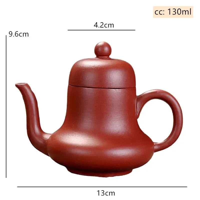 Yixing Boutique Tea Pot Purple Clay Teapot Beauties Handmade Kettle Chinese Dahongpao Tea Set Customized Gifts Authentic 130ml