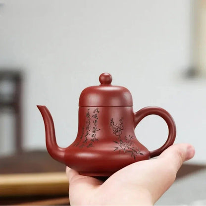 Yixing Boutique Tea Pot Purple Clay Teapot Beauties Handmade Kettle Chinese Dahongpao Tea Set Customized Gifts Authentic 130ml