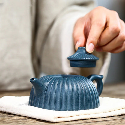 Yixing Boutique Tea pot Purple Clay Teapot beauty kettle Raw ore Azure mud Handmade Teaware Authentic Customized gifts 160ml