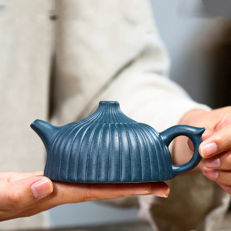 Yixing Boutique Tea pot Purple Clay Teapot beauty kettle Raw ore Azure mud Handmade Teaware Authentic Customized gifts 160ml