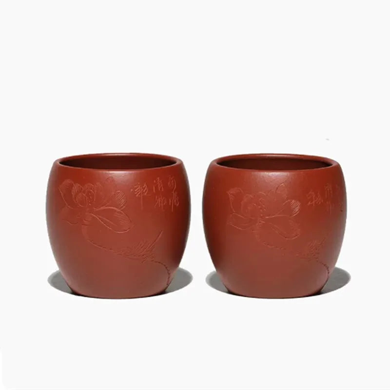 Yixing Classic Purple Clay Fair Cup Handmade Cha Hai Teacup Chinese Tea Set Accessories Drinkware Tea Ceremony Supplies 180ml