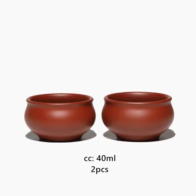Yixing Classic Purple Clay Fair Cup Handmade Cha Hai Teacup Chinese Tea Set Accessories Drinkware Tea Ceremony Supplies 180ml