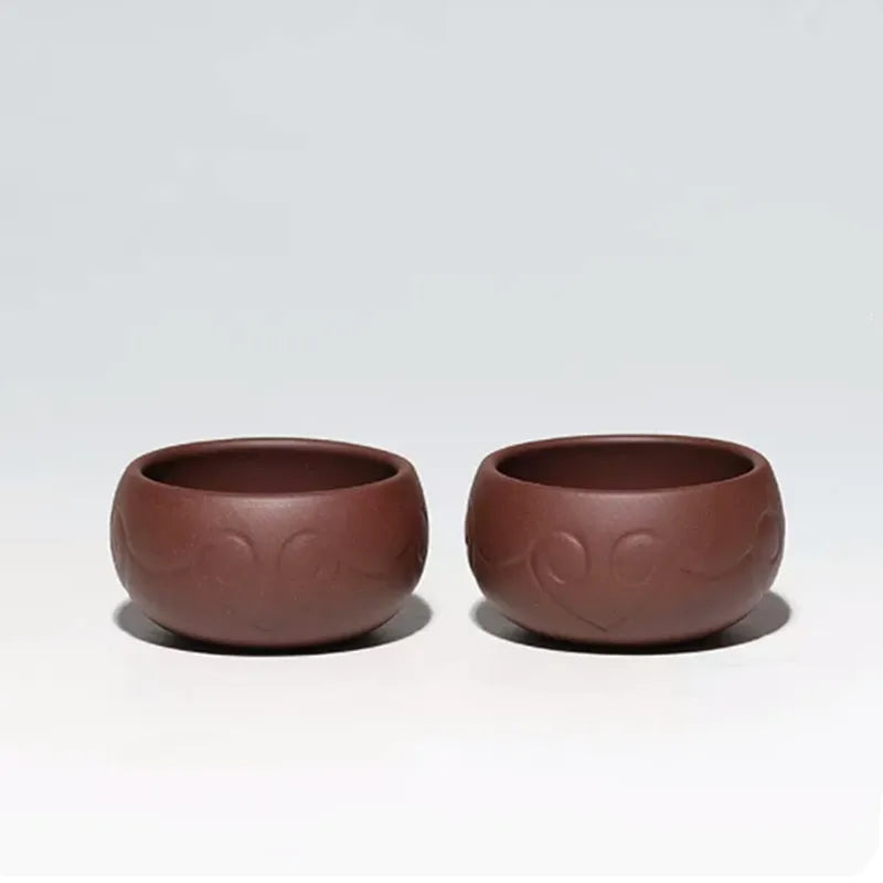 Yixing Classic Purple Clay Fair Cup Handmade Cha Hai Teacup Chinese Tea Set Accessories Drinkware Tea Ceremony Supplies 180ml