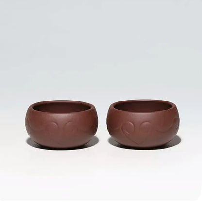 Yixing Classic Purple Clay Fair Cup Handmade Cha Hai Teacup Chinese Tea Set Accessories Drinkware Tea Ceremony Supplies 180ml