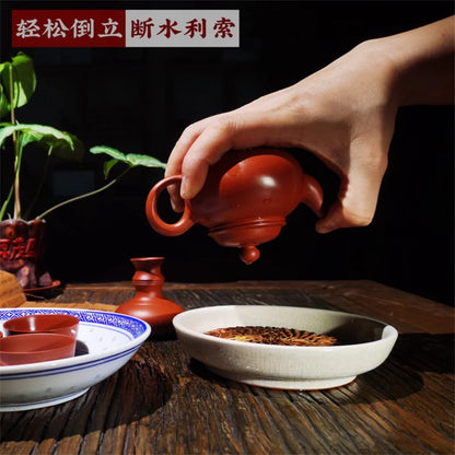 Yixing Classic Teapot Boutique Purple Clay Tea Pot Ore Beauty Kettle Kung Fu Master Handmade Teaware Tea Ceremony Set 160cc