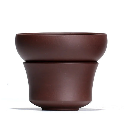 Yixing Classic purple clay Fair Cup Cha Hai Boutique Master Teacup Handmade Tea set Accessories Household Drinkware 180ml