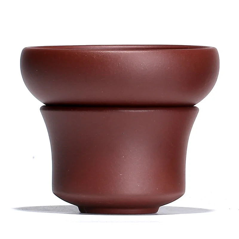 Yixing Classic purple clay Fair Cup Cha Hai Boutique Master Teacup Handmade Tea set Accessories Household Drinkware 180ml