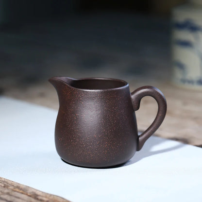 Yixing Classic purple clay Fair Cup Cha Hai Boutique Master Teacup Handmade Tea set Accessories Household Drinkware 180ml