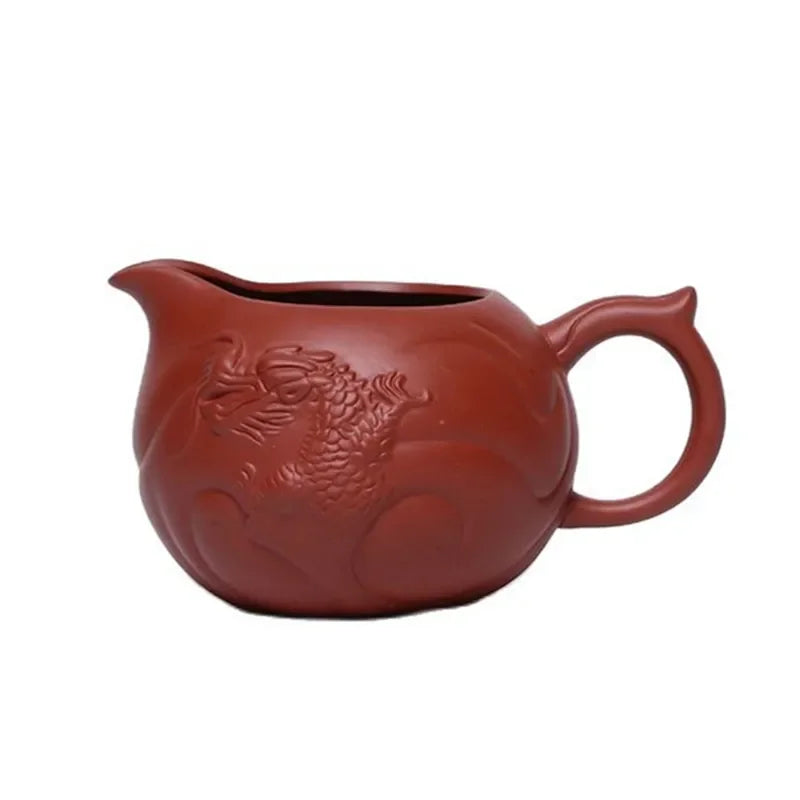 Yixing Classic purple clay Fair Cup Cha Hai Master Teacup Handmade Tea set Accessories Dahongpao Customized  Authentic 300ml