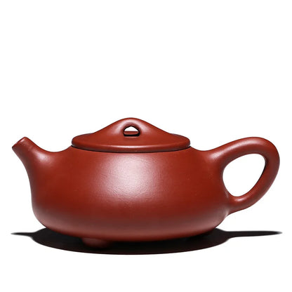 Yixing Dahongpao Stone Scoop, Sand Pot, Zisha Purple Clay, Handmade Drinkware, Tea Set, Teapot