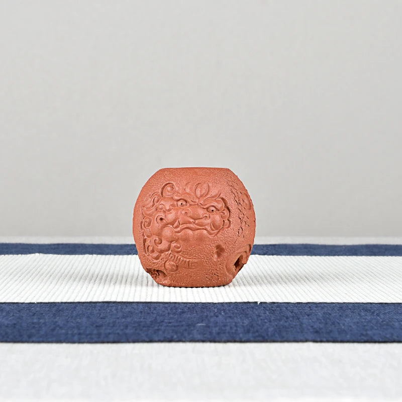 Yixing Fine Zisha Lid Cover Supportable Tea Pot Base Cover Holder Raw Ore Handmade Tea Ceremony Tea Tray Accessories Boutique