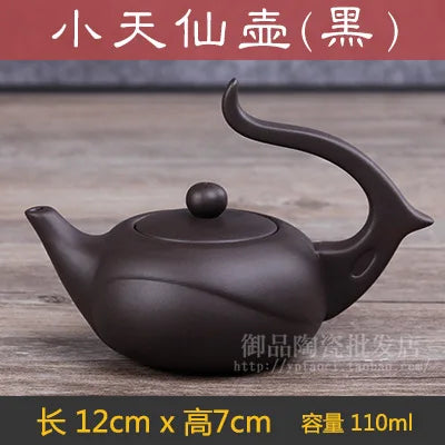 Yixing Genuine Special Teapot Famous Handmade Teapot Tea Set Zhu Mud Modern Art Small Fairy Pot 3 Styles 110ml Tea Pot